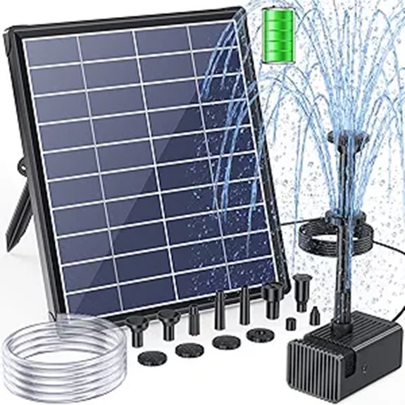 solar fountain pump system