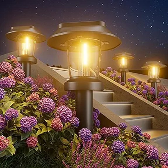 solar pathway lights pack