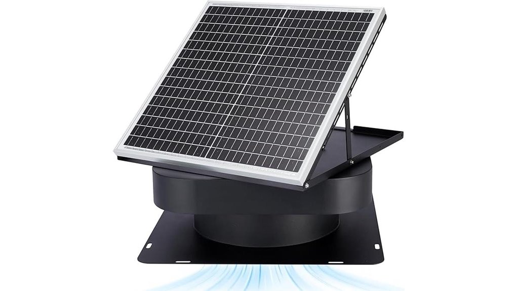solar powered attic ventilation fan