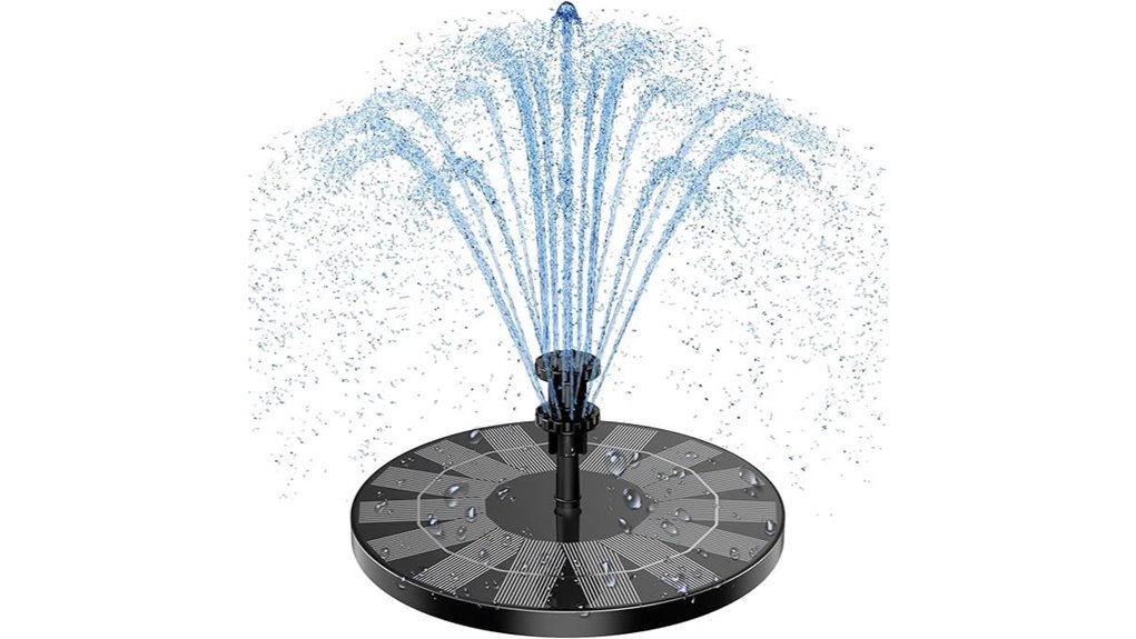 solar powered bird bath pump