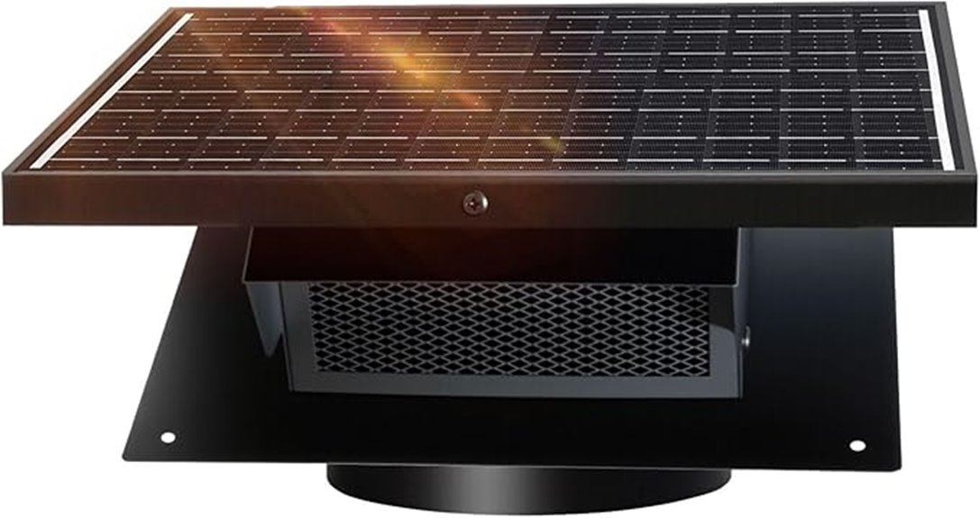 solar powered roof ventilation