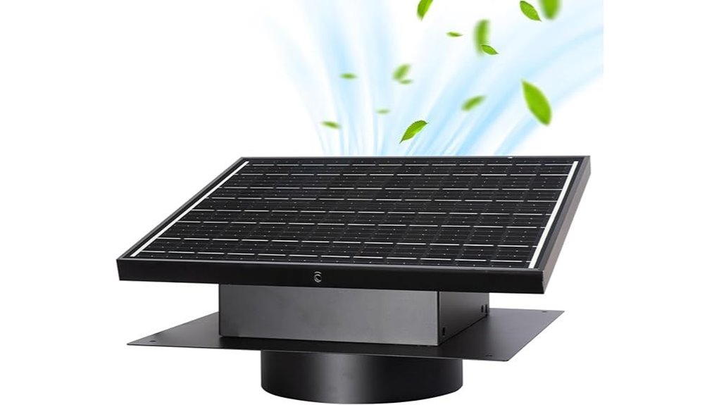 solar ventilation fan system