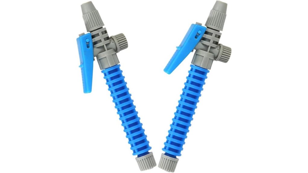 sprayer valve handle grips
