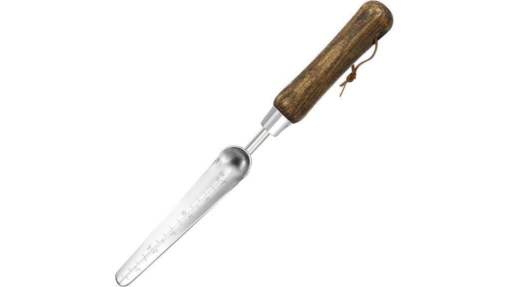 stainless steel garden trowel