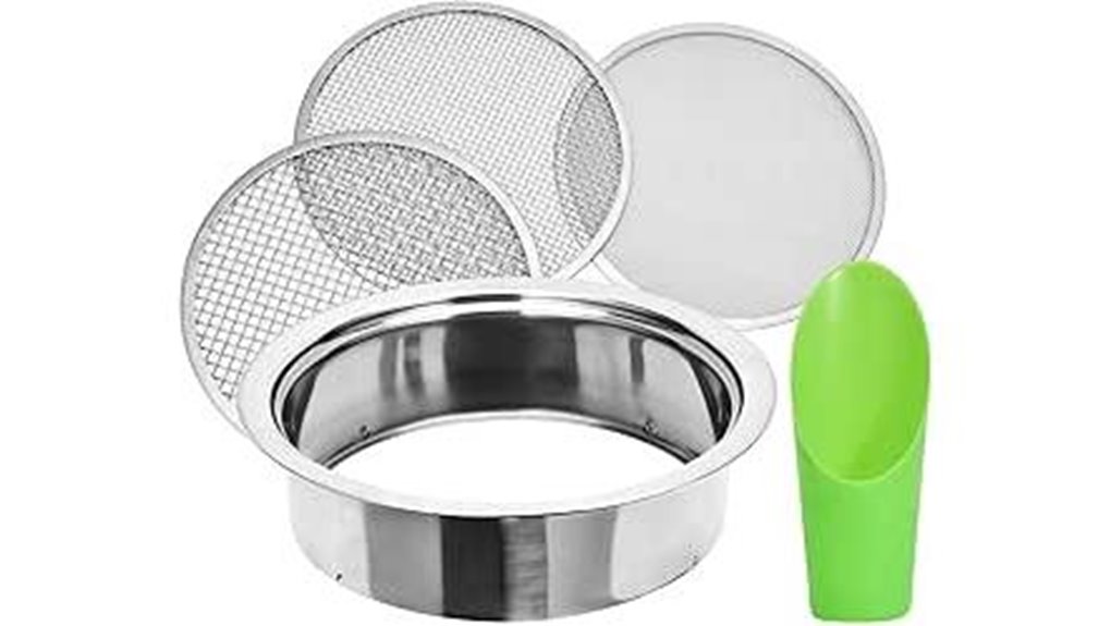 stainless steel soil sifter