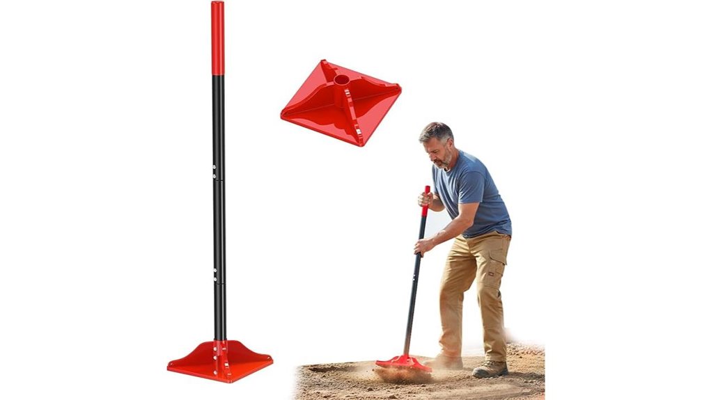 steel tamper tool handle