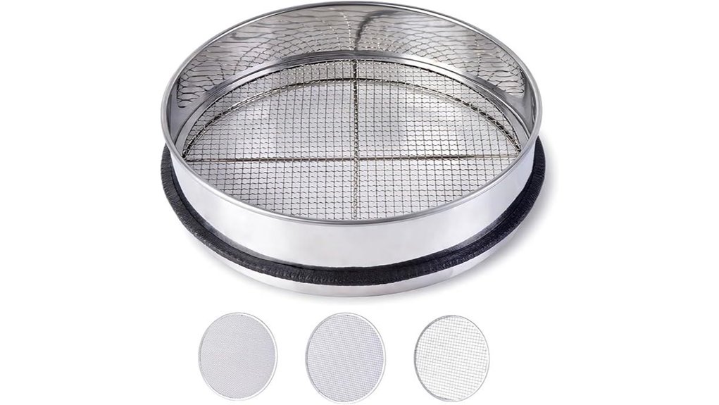 thickened soil sifter set