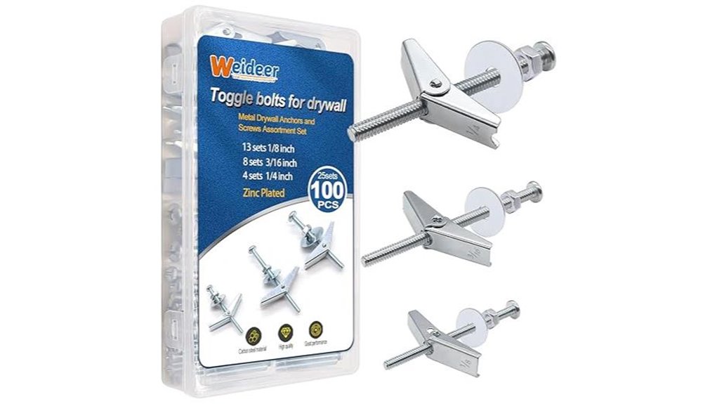 toggle bolts hardware set