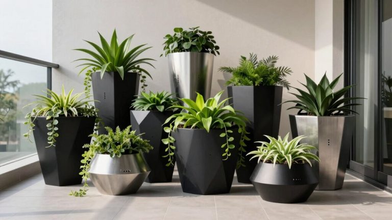top self watering balcony planters