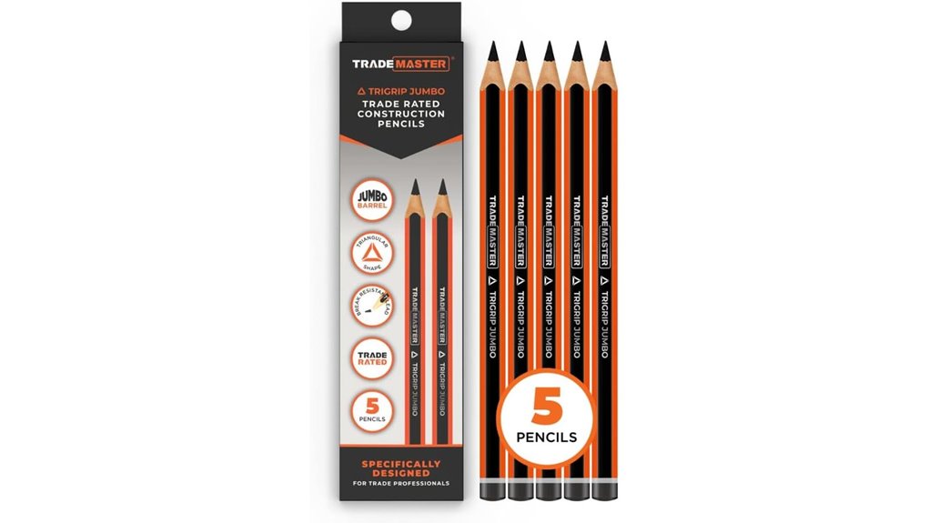 trigrip jumbo barrel pencils