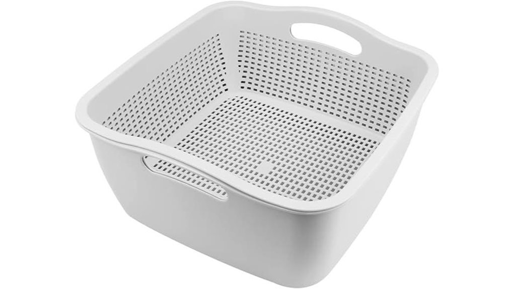 two tier kitchen strainer