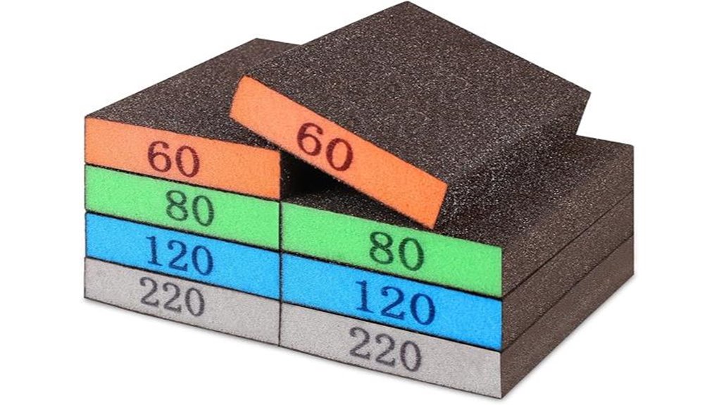 versatile sandpaper block set