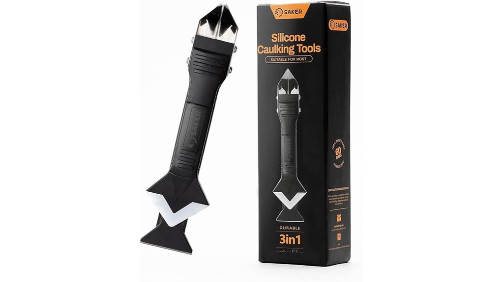 versatile silicone caulking tool