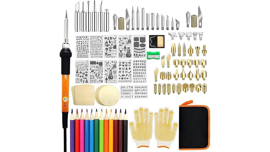 versatile wood burning set