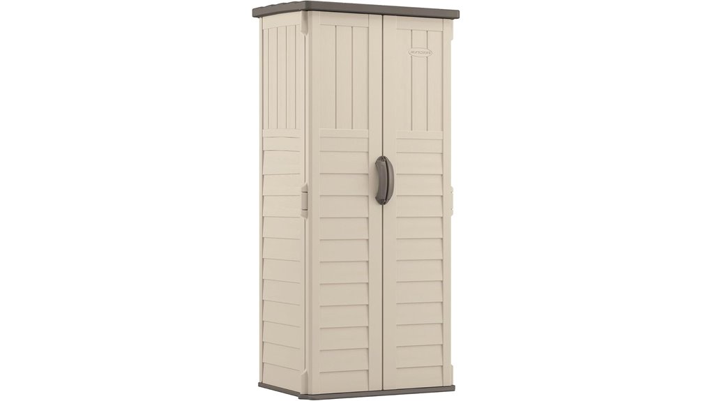 vertical outdoor storage solution