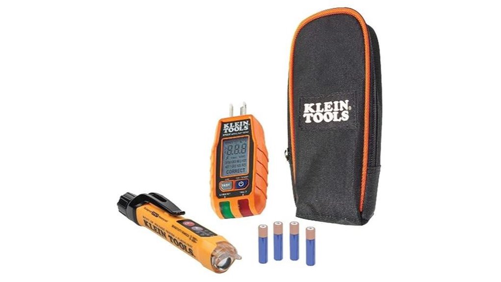 voltage tester with flashlight