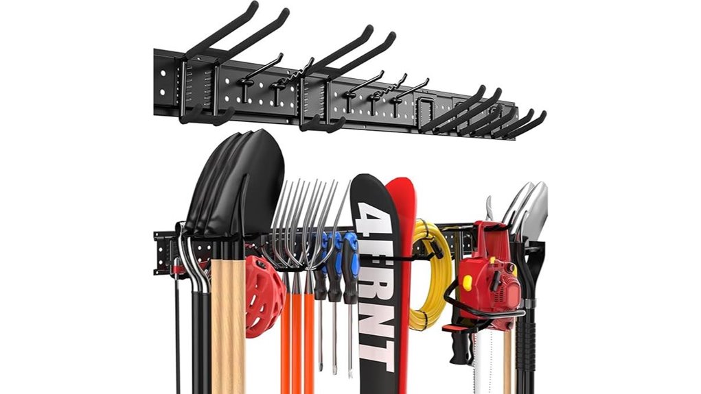 wall mounted garage tool organizer