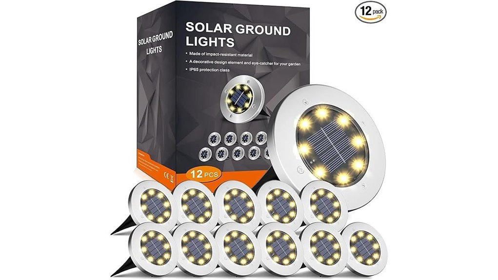 waterproof solar garden lights