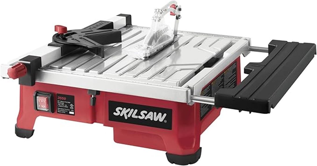 wet tile saw system