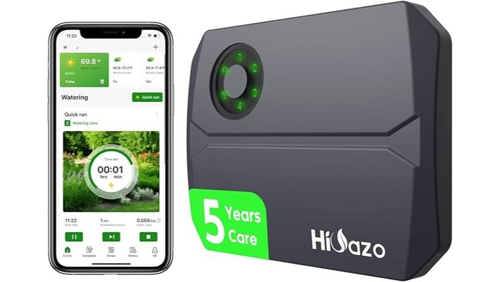 wifi enabled smart sprinkler system