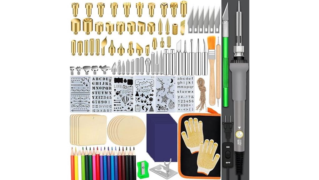 wood burning kit tools