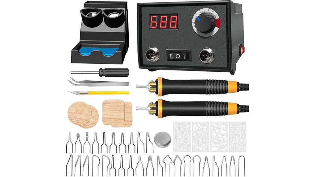 wood burning tool set