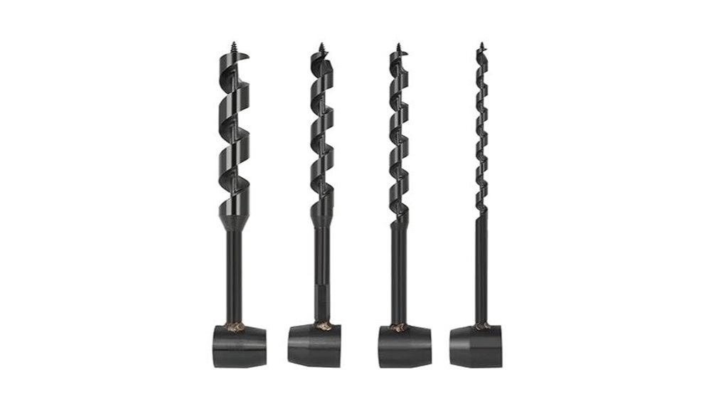 wood drill auger set