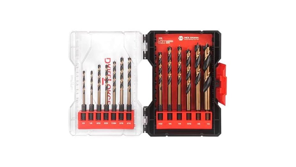 wood drill bit set