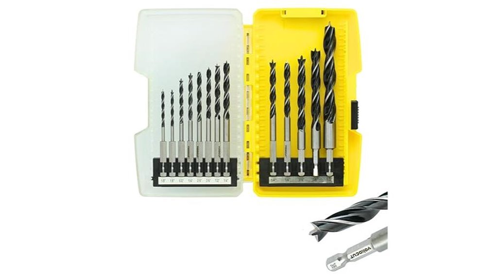 woodworking drill bits set