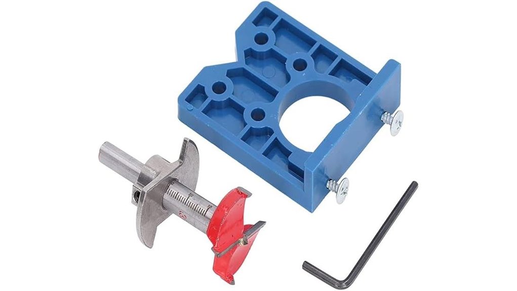 woodworking hinge drilling guide