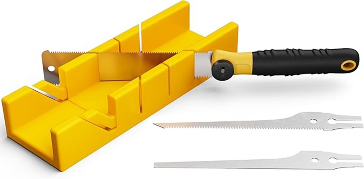 woodworking miter box set