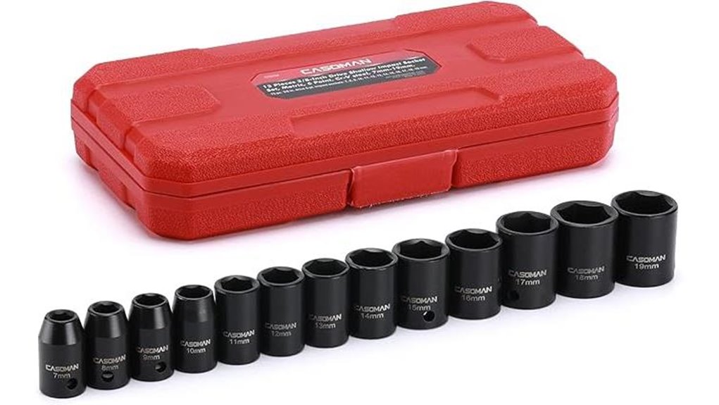 13 piece impact socket set