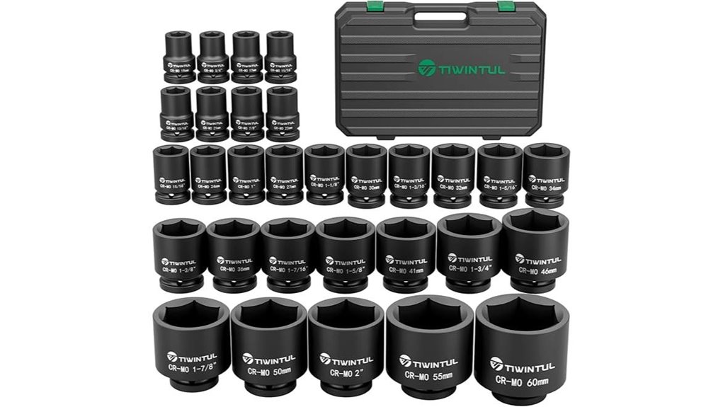 30 piece impact socket set