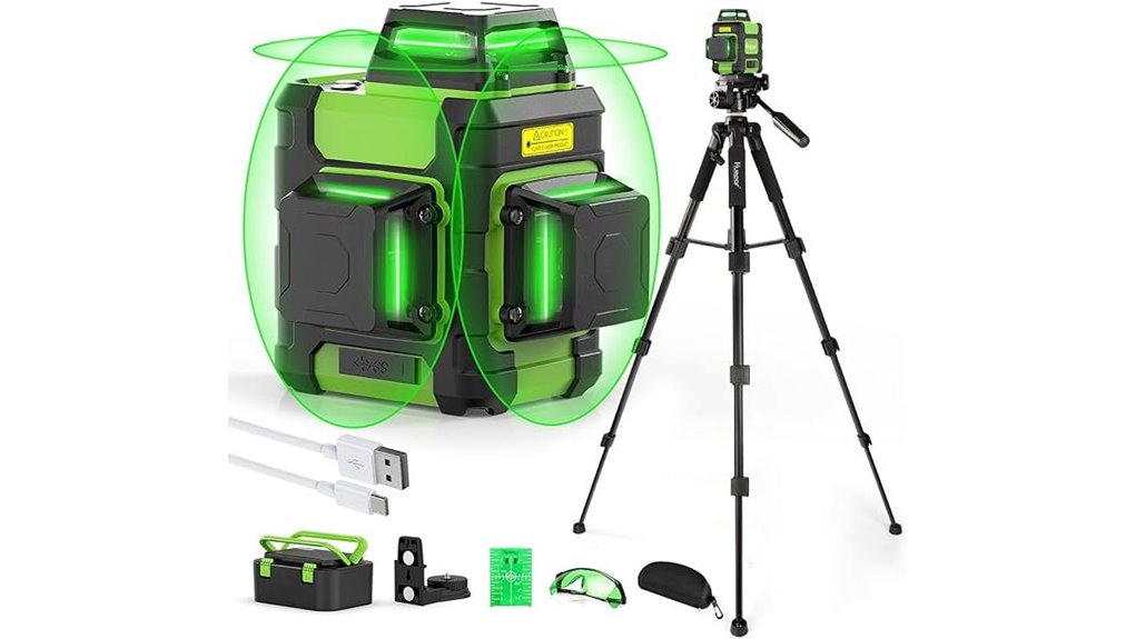 360 laser level tripod