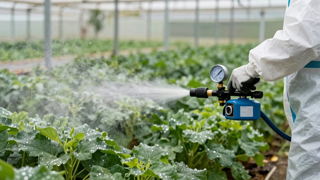 adjust backpack sprayer pressure