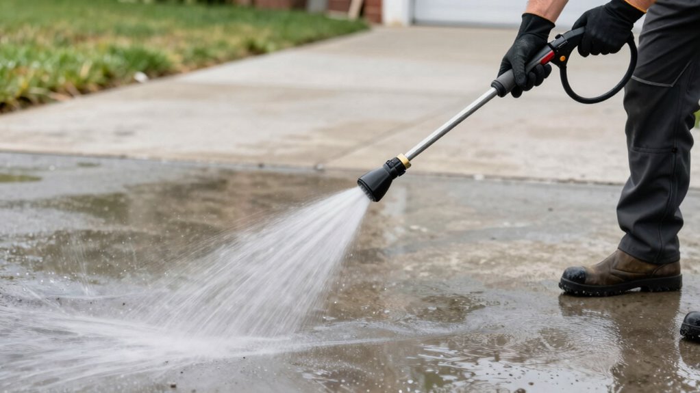 adjust water pressure accordingly