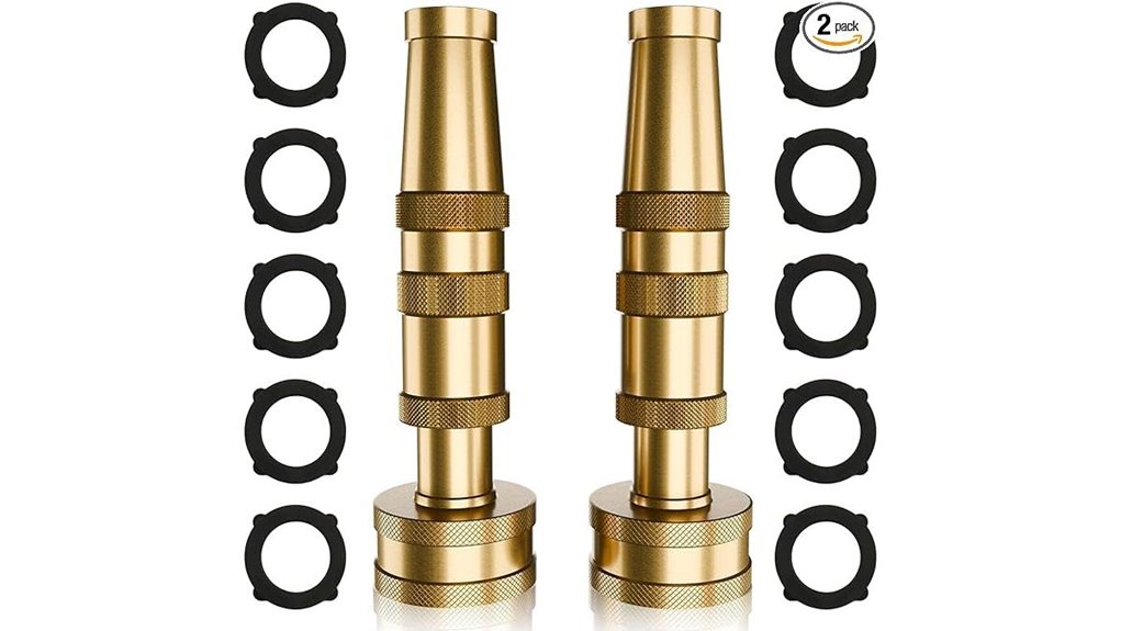 adjustable brass hose nozzle