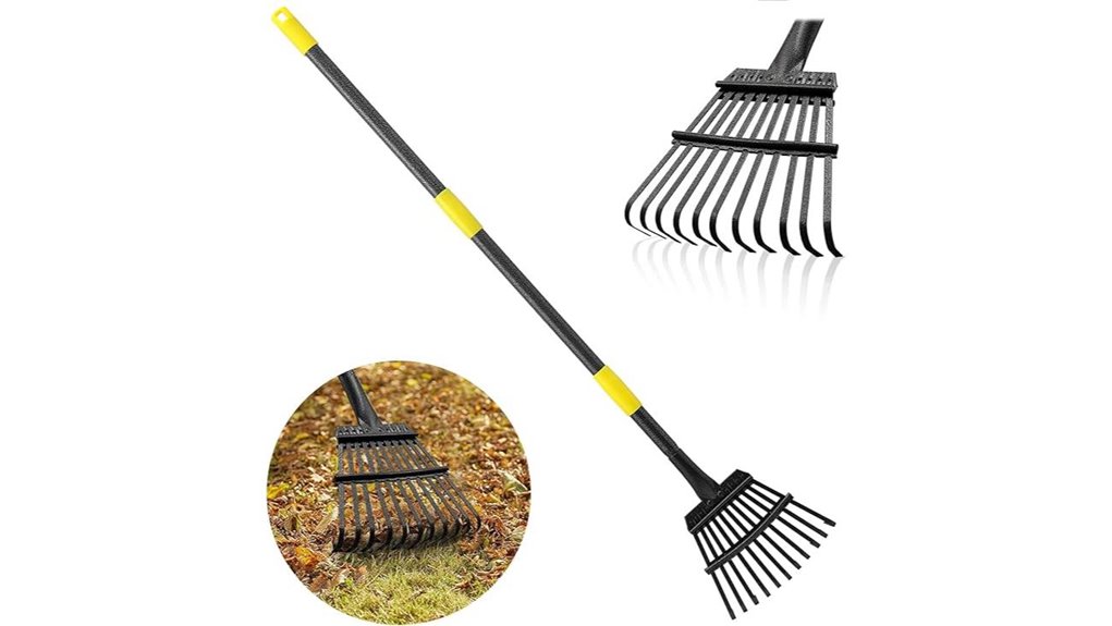 adjustable heavy duty rake