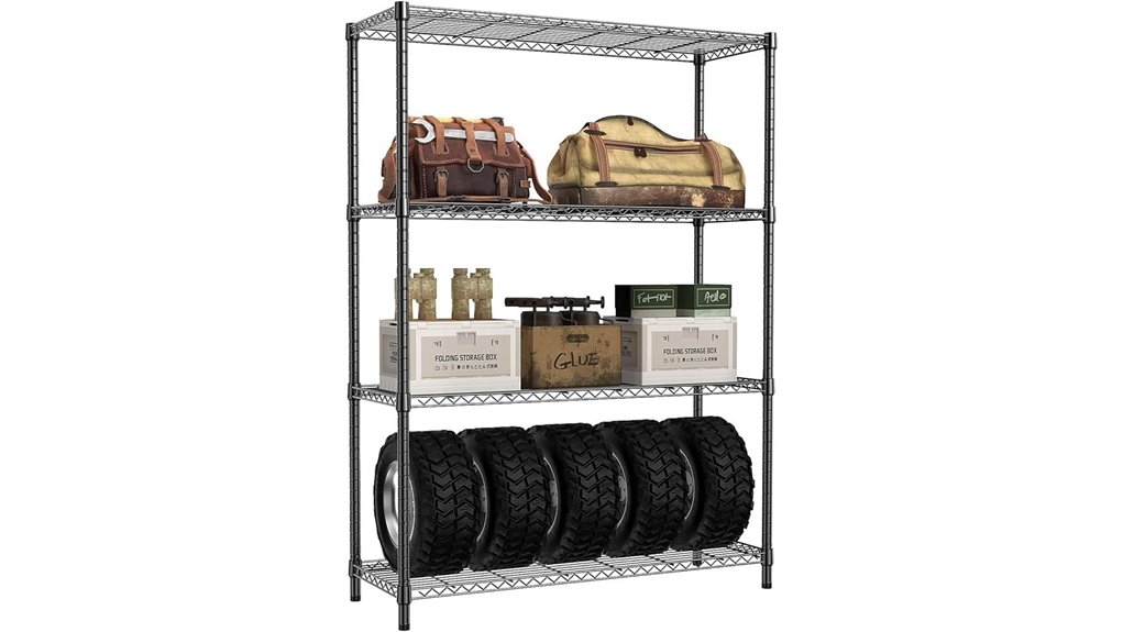 adjustable heavy duty shelving unit