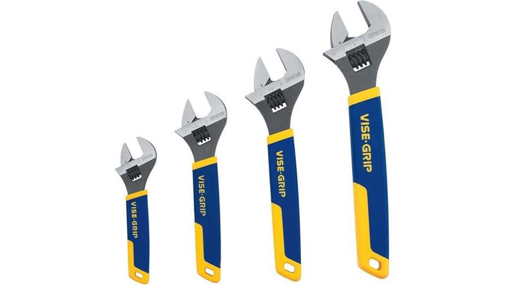 adjustable wrench set 4 piece