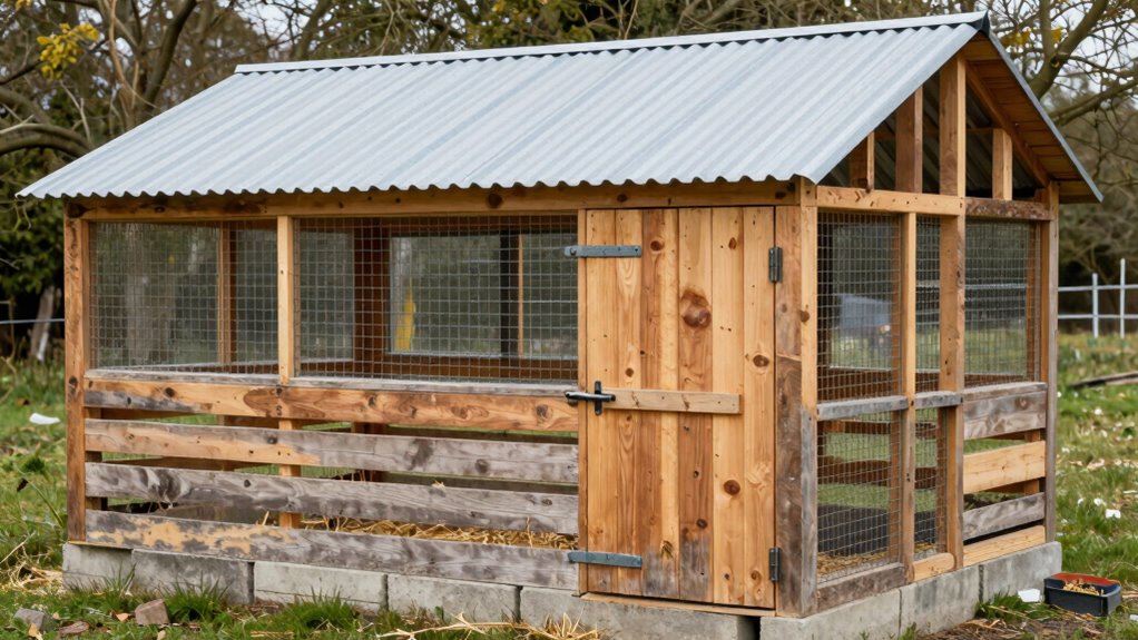 affordable durable coop materials