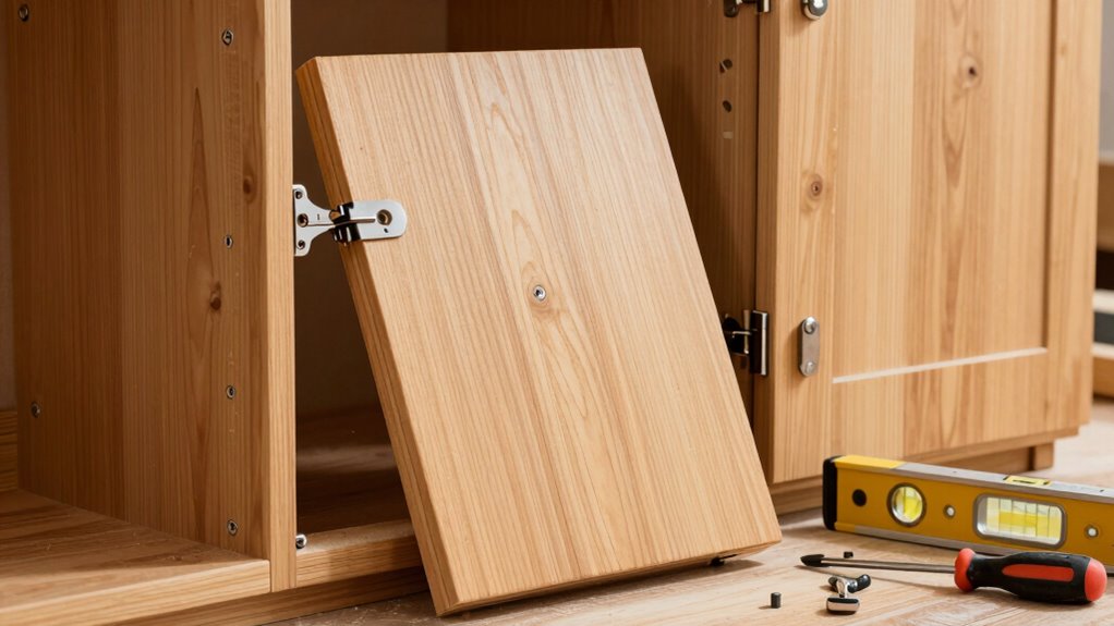 align cabinet doors properly