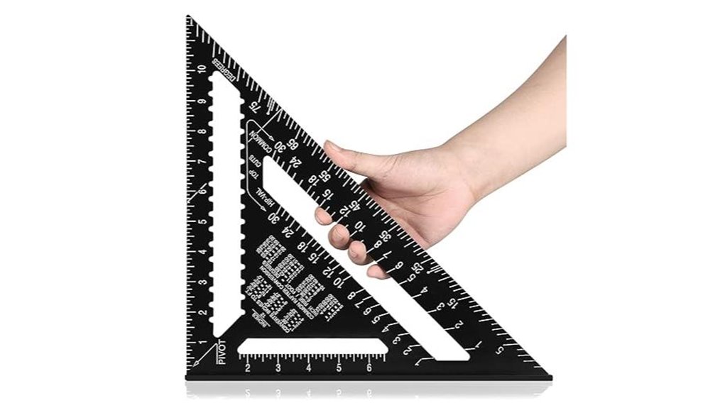 aluminum carpenter measuring tool