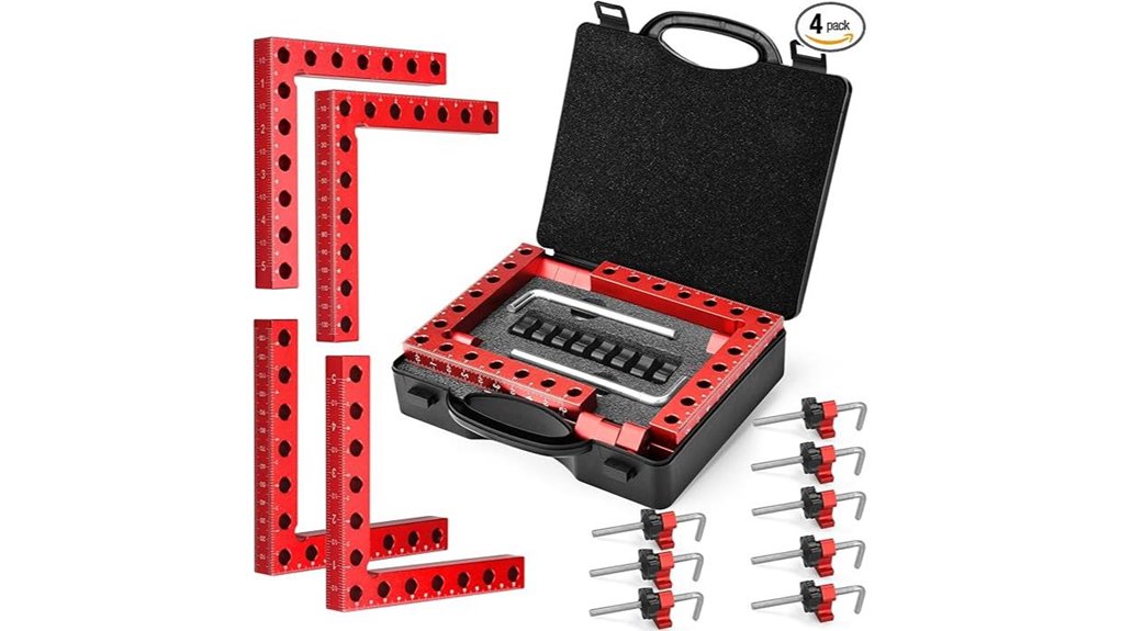 aluminum clamping squares set