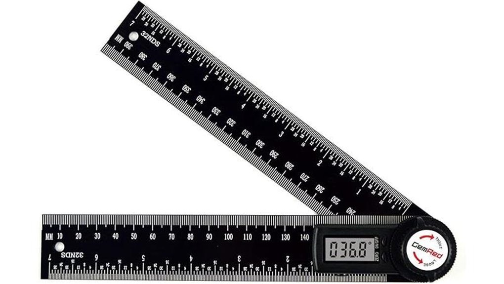 aluminum digital angle protractor