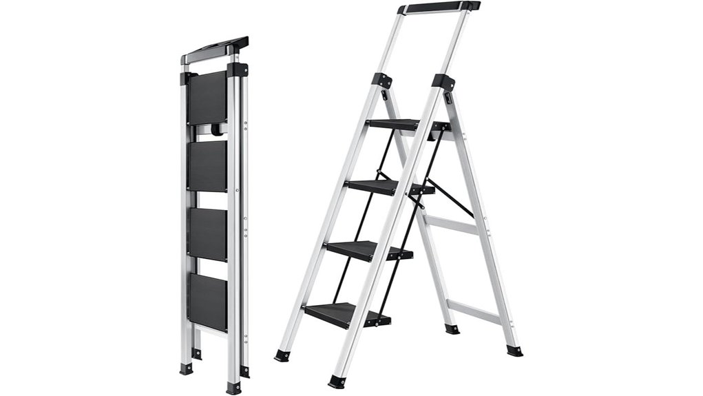aluminum folding ladder tool