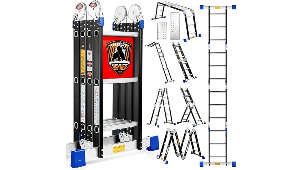 aluminum folding step ladder