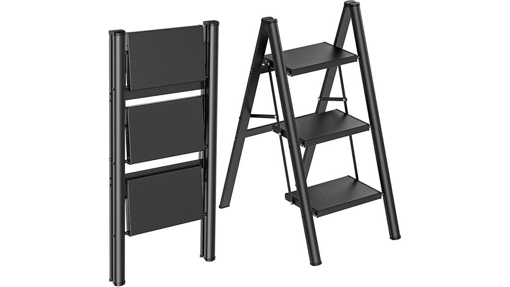 aluminum folding step ladder