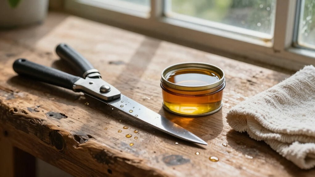 apply protective oil regularly