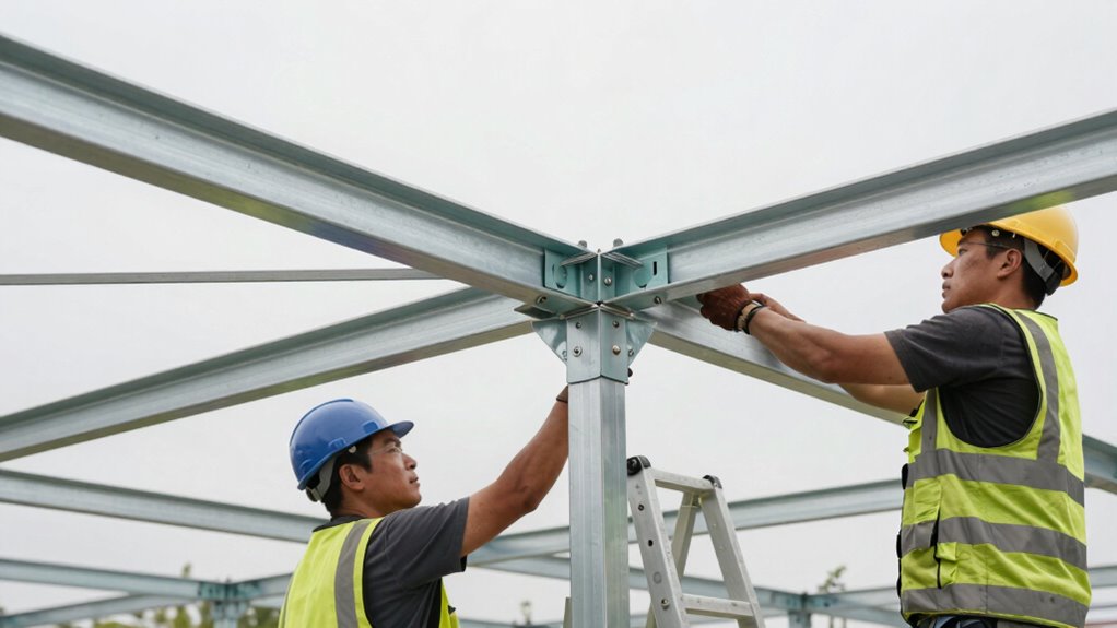assemble shade frame securely